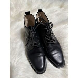 Bally Birmana made in Italy black ankle booties lace up 36 (6)
